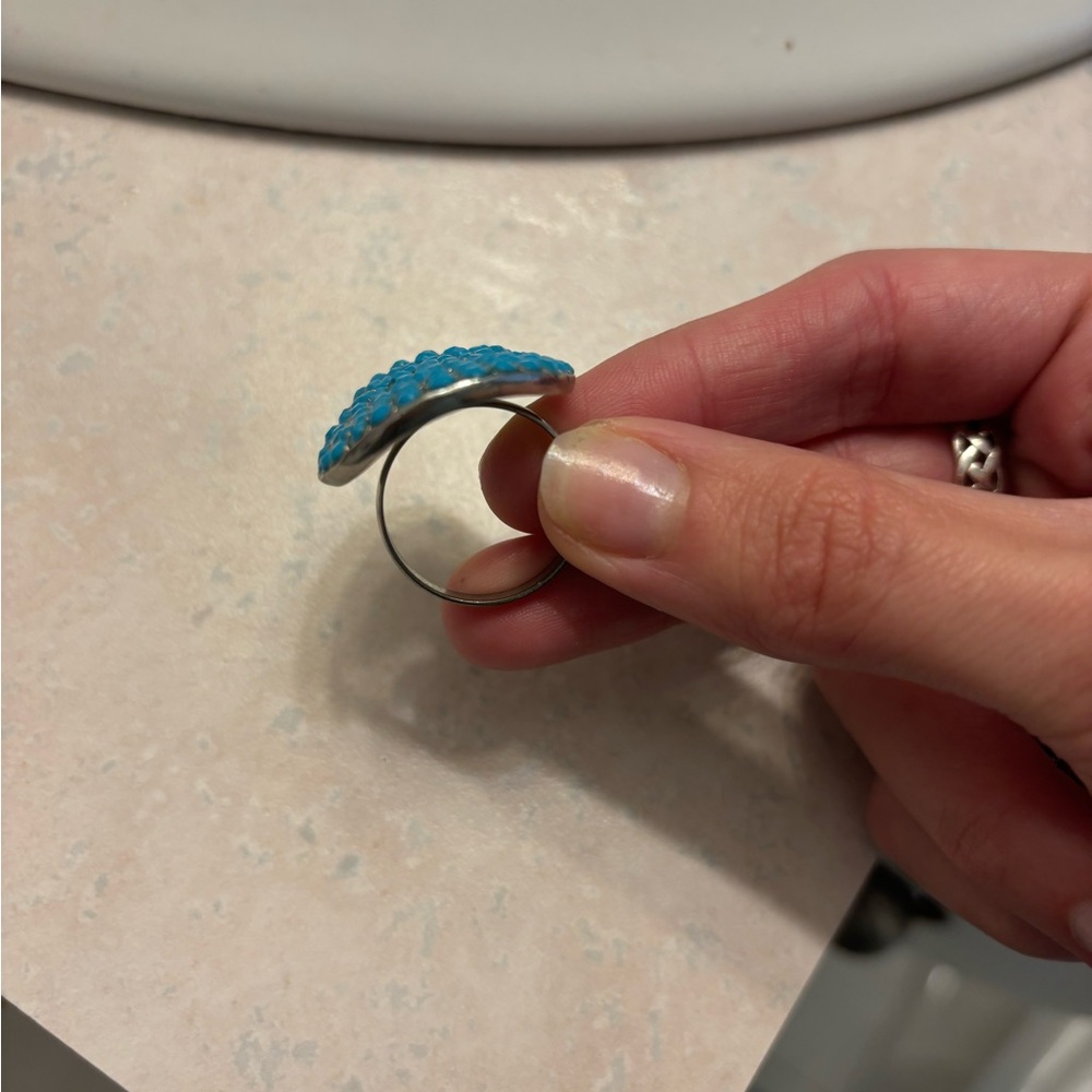 Blu aqua ring - Picture 2 of 4